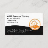 Power Druckwaschen Visitenkarte (Vorderseite)