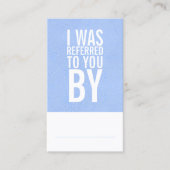 Power/Druckwaschkarte Empfehlungskarte (Vorderseite)