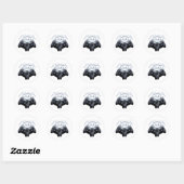 Power Duo Sleek Gray Gaming Sticker (Blatt)