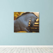 Power einer andalusischen Stute Leinwanddruck (Insitu (Holzboden))