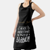 Power einer Barberpersonalisierung Schürze (InSitu)