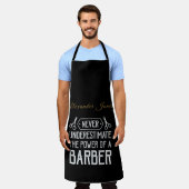 Power einer Barberpersonalisierung Schürze (Getragen)