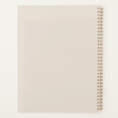 Power eines Mädchens mit Buch Planer (Rückseite)