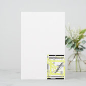 Power Energie Abstrakte Kunst Briefpapier (Stehend Vorderseite)
