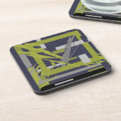 Power Energie Abstrakte Kunst Getränkeuntersetzer (Linke Seite)