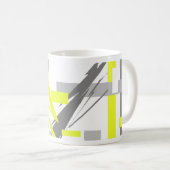 Power Energie Abstrakte Kunst Kaffeetasse (VorderseiteRechts)