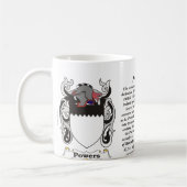 Power-Familien-Wappen Tasse (Links)