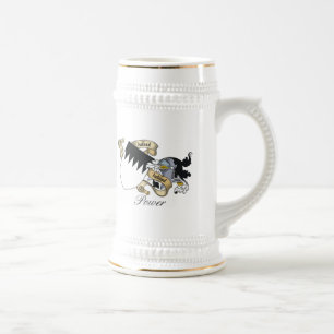 Power-Familienwappen Bierglas