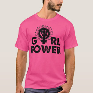 Power Feminismus , Unise Slogan Blume T-Shirt, Fra T-Shirt