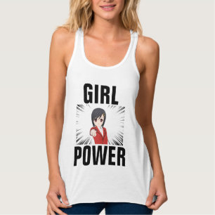 Power FEMINIST MANGA ANIME T - SHIRT