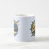 Power Fist Blitz-Emblem Heldentasse Kaffeetasse (Mittel)