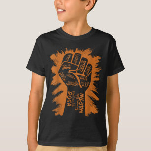 Power Fist Hand Inspirierende schwarze Führer Schw T-Shirt