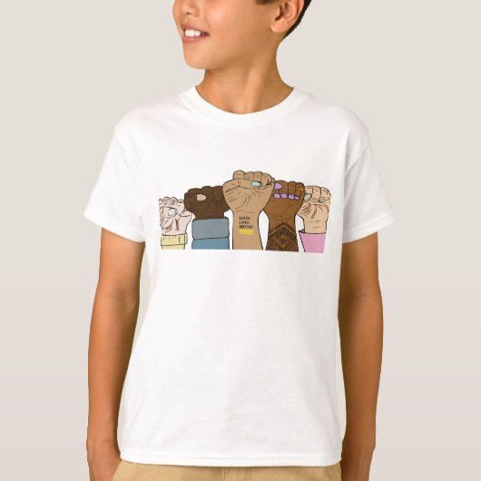 Power Fists / BLM T - Shirt (Vorderseite)