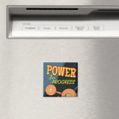 Power For Progress Vintage-Atomposter Magnet (In Situ (Geschirrspüler))