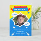 Power Foto Einladung (Stehend Vorderseite)