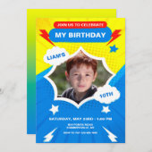 Power Foto Einladung (Vorne/Hinten)