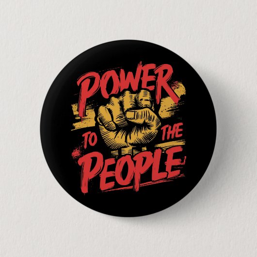 Power für das Volk Button (Vorderseite)