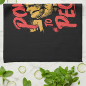 Power für das Volk Geschirrtuch (Gefaltet)