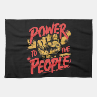Power für das Volk Geschirrtuch
