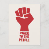 Power für das Volk Postkarte (Vorderseite)