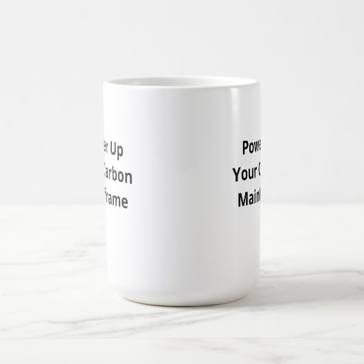 Power für den Carbon Mainframe | Funny Coffee Tass Kaffeetasse (Mittel)