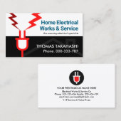 Power für die Ladung elektrischer Geräte Visitenkarte (Vorne/Hinten)