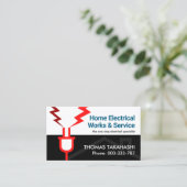 Power für die Ladung elektrischer Geräte Visitenkarte (Stehend Vorderseite)