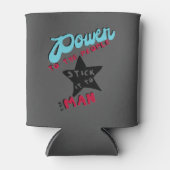 Power für die Menschen Dosenkühler (Vorderseite)