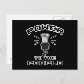 Power für die Menschen Postkarte (Vorne/Hinten)