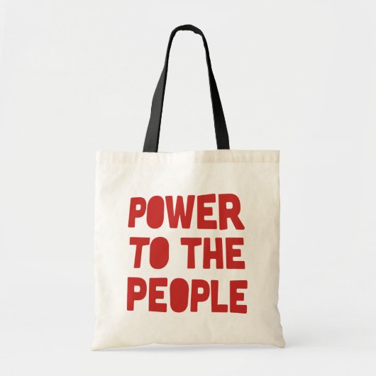 Power für die Menschen Tragetasche (Vorne)