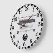 Power für die Pennsylvania Eisenbahn 1926 Große Wanduhr (Winkel)