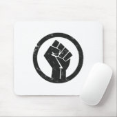 Power für einfache Black Life-Materialproteste Mousepad (Mit Mouse)