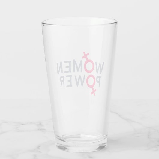 Power für Frauen Glas (Rückseite)