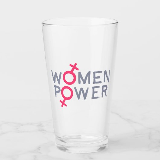 Power für Frauen Glas (Vorderseite)