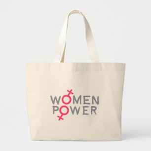 Power für Frauen Jumbo Stoffbeutel