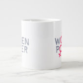Power für Frauen Jumbo-Tasse (Vorderseite)