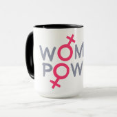 Power für Frauen Tasse (Vorderseite Links)