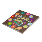 Power für Frieden, Liebe und Blume der 1960er Jahr Fliese (Seite)