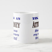 Power für gute Jumbo-Kaffee-Tasse Jumbo-Tasse (Vorderseite)