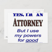 Power für gute Sprichwort Postkarte (Vorne/Hinten)