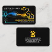 Power für kreative elektrische Stromkreisleuchte Visitenkarte (Vorne/Hinten)