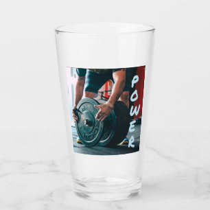 Power Gewicht Lifting Gym Health Glas