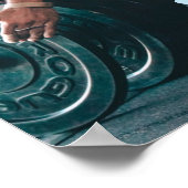 Power Gewicht Lifting Gym Health Poster (Ecke)