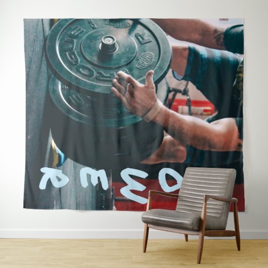 Power Gewicht Lifting Gym Health Wandteppich (Beispiel (Horizontal))