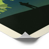 Power Grid Board Game Minimalistisch Travel Style  Poster (Ecke)