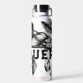 Power Grip Flasche Hardcore Muskeldesign (Rückseite)