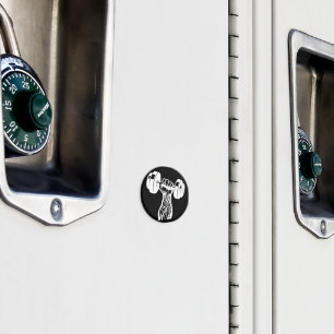 Power Grip Magnet Dumbell Veins Gym Mini Art