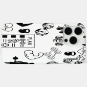 Power Grip Phone Case Veiny Dumbell Design (Rückseite (Horizontal))