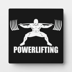 "Power Hebe" Squat Motivierend Fotoplatte