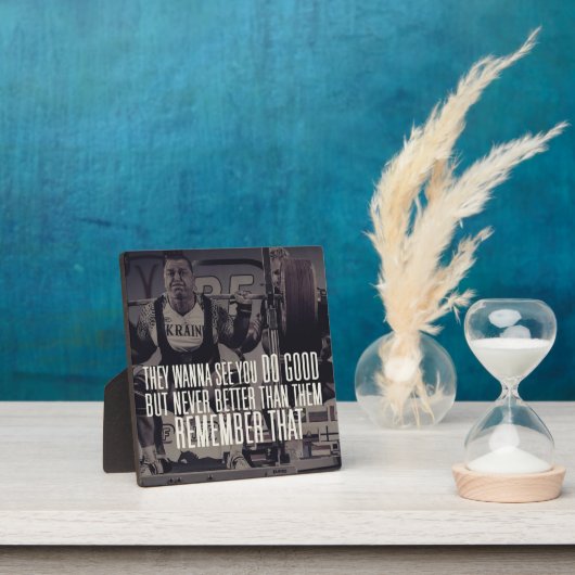 "Power Hebe" Squat Motivierend Fotoplatte (InSitu)